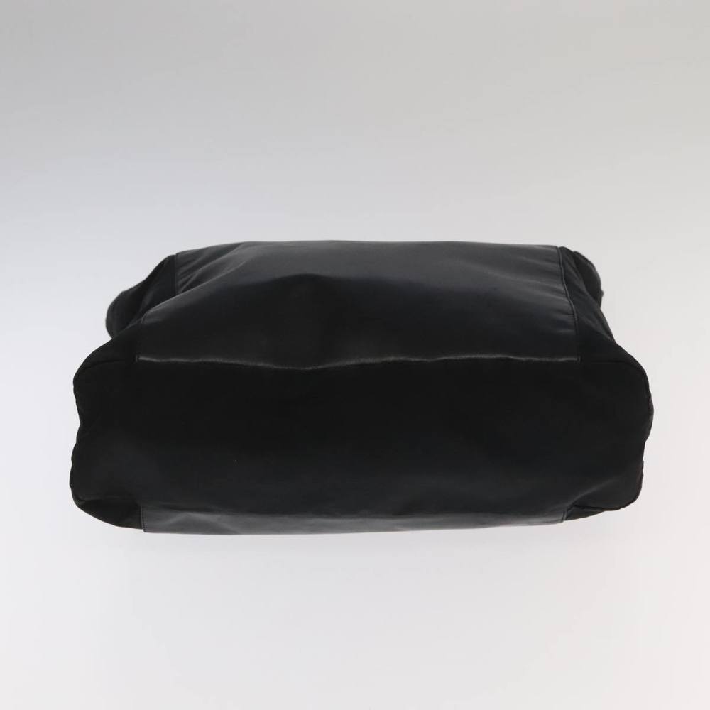 PRADA Chain Tote Bag Nylon Leather Black Auth - Picture 5 of 16